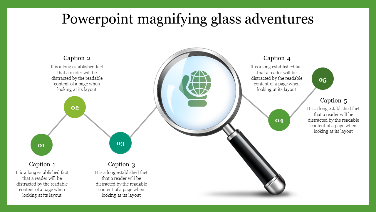 PowerPoint Magnifying Glass Presentation Template